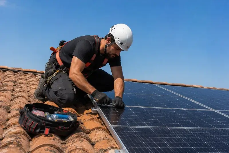 Maintenance et monitoring de panneaux solaires à Virelade