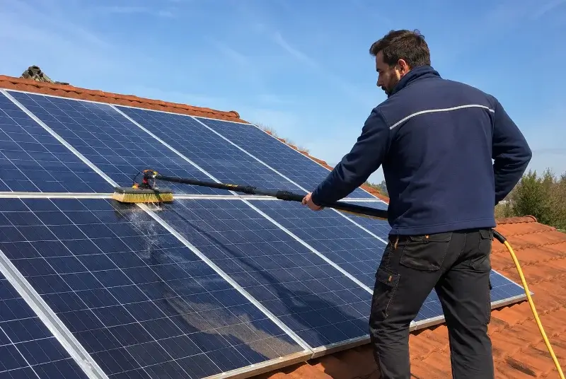 Nettoyage et entretien de panneaux solaires à Virelade